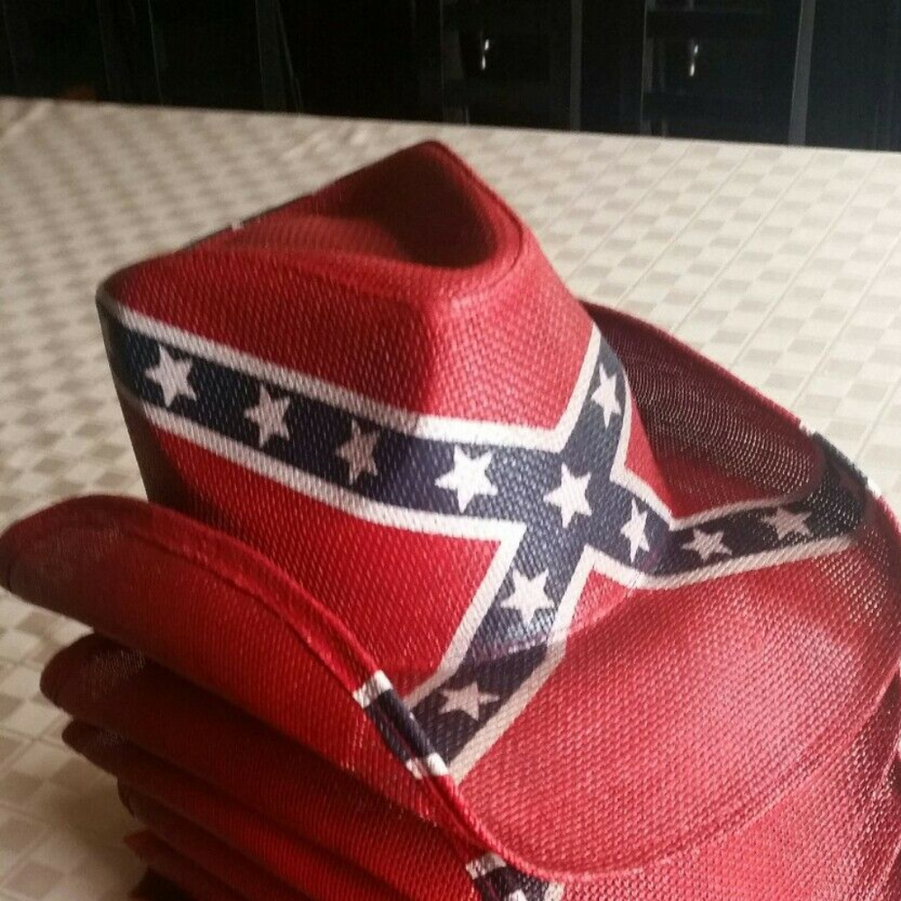 Private Label Conderate Flag Straw Cowboy Hat  new